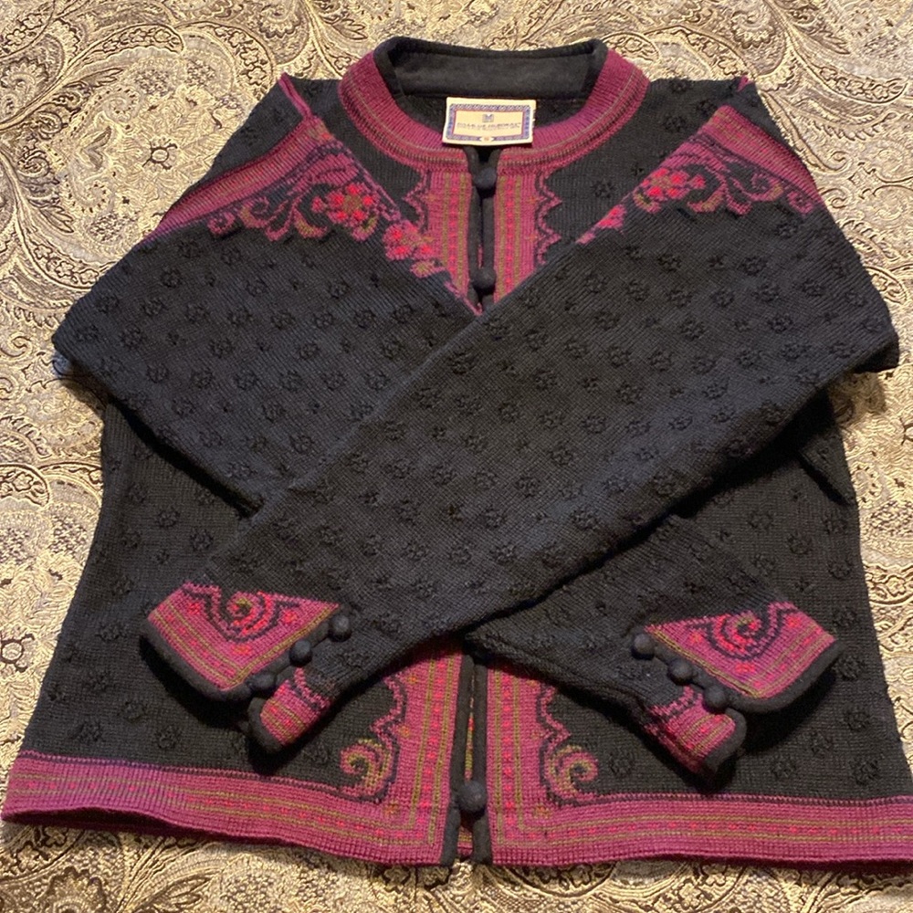 EUC Womens Dale of Norway wool cardigan sweater
